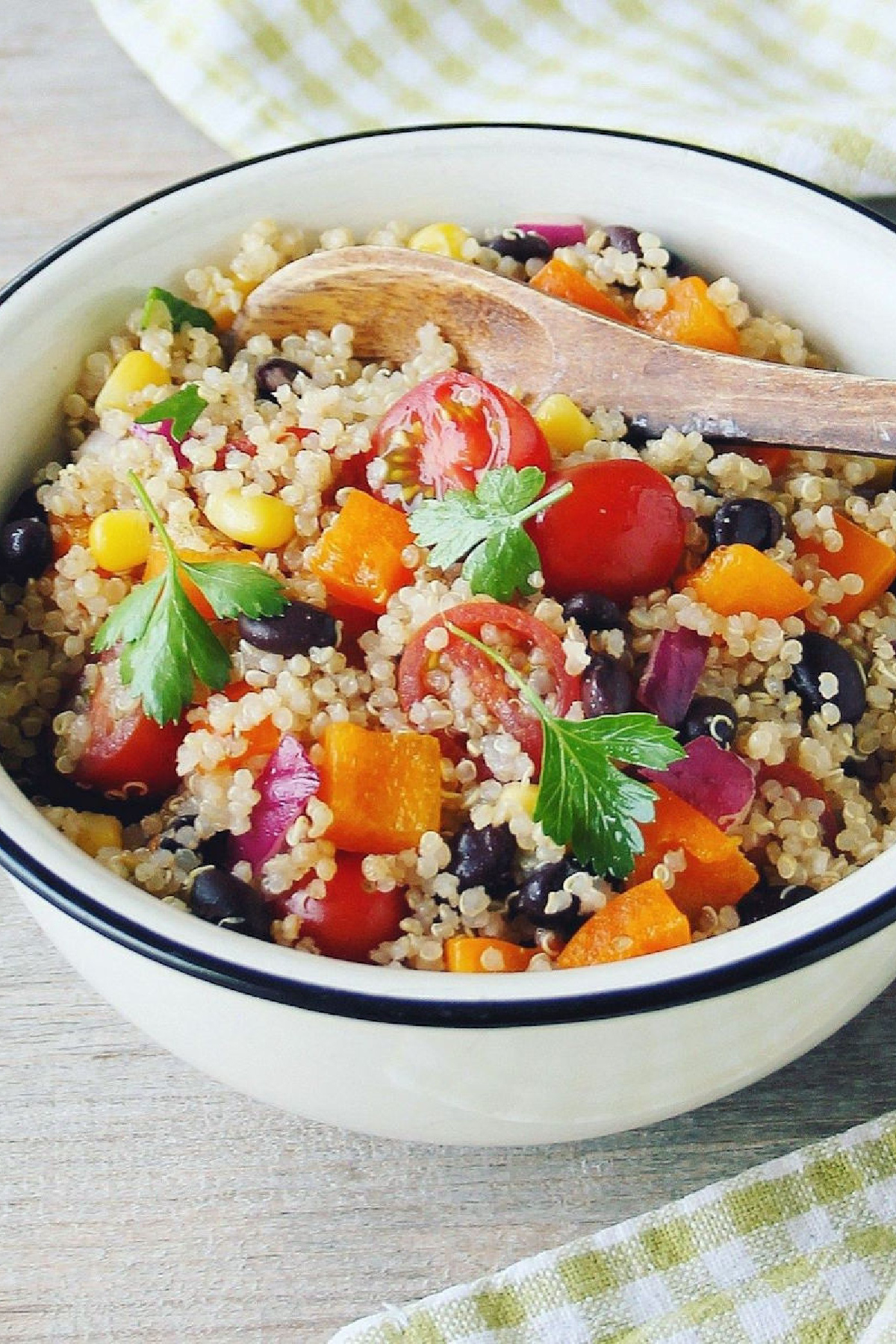 Southwestern Quinoa Salad With Honey-Lime Vinaigrette - Inspired Edibles